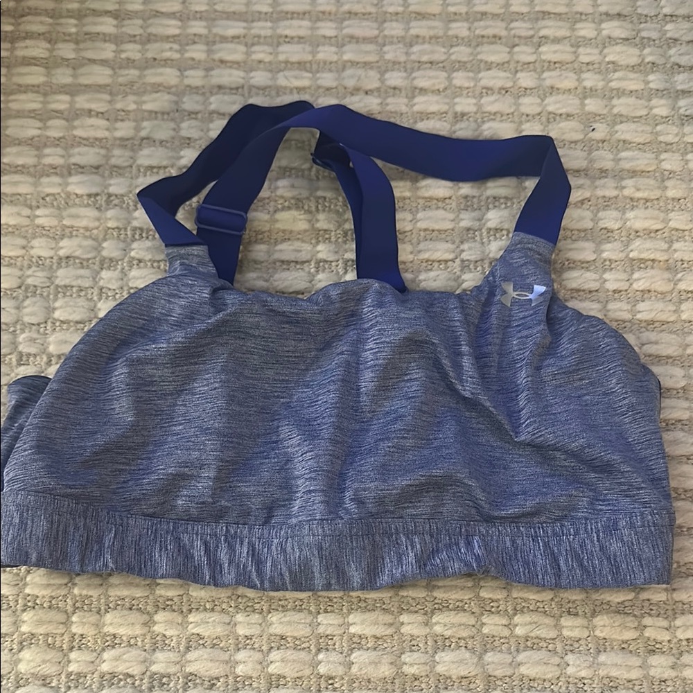 Under Armour Heathered Blue Sports Bra